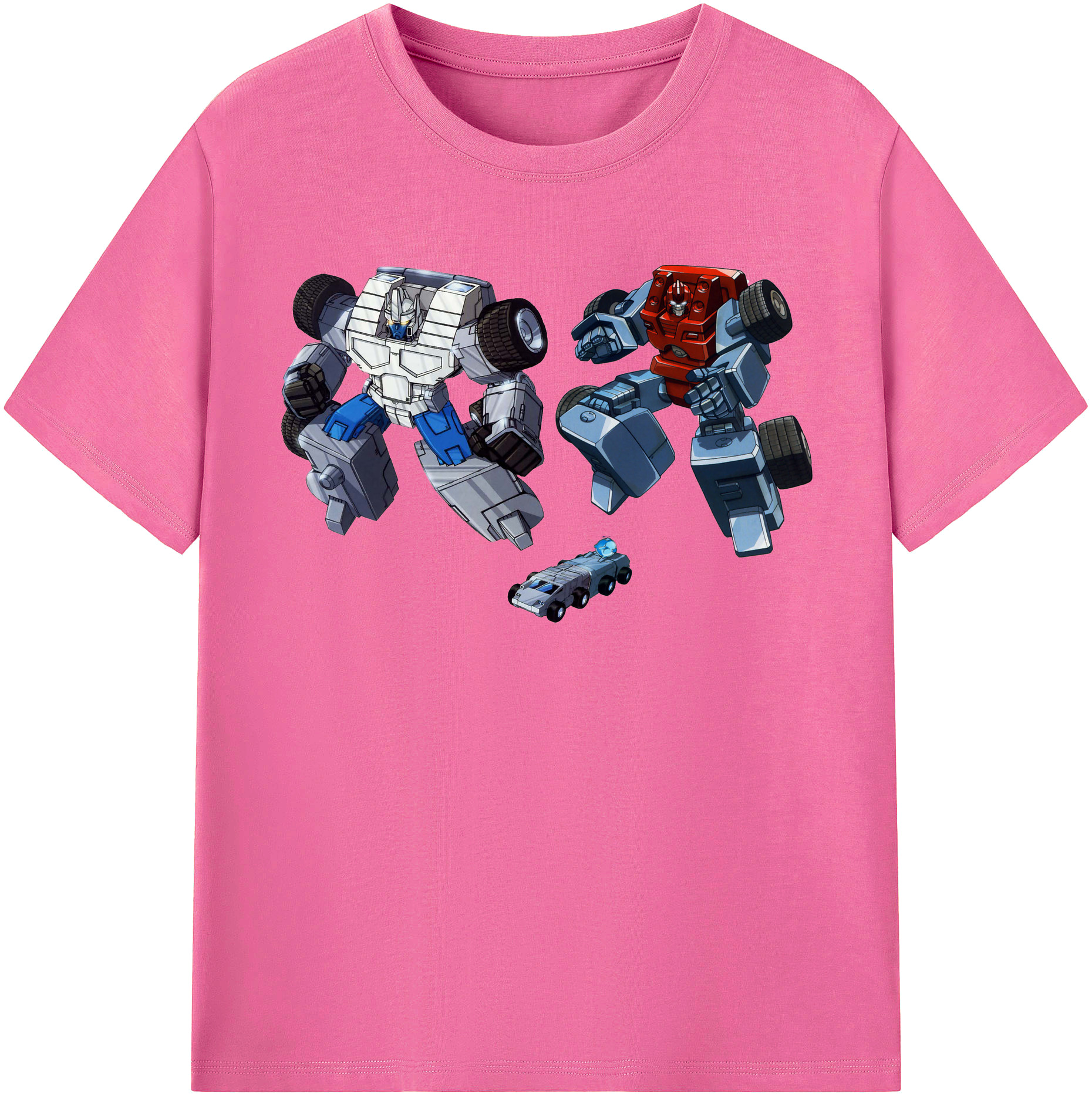 （画像用）  レディースカジュアルプリントTシャツ（綿100％）